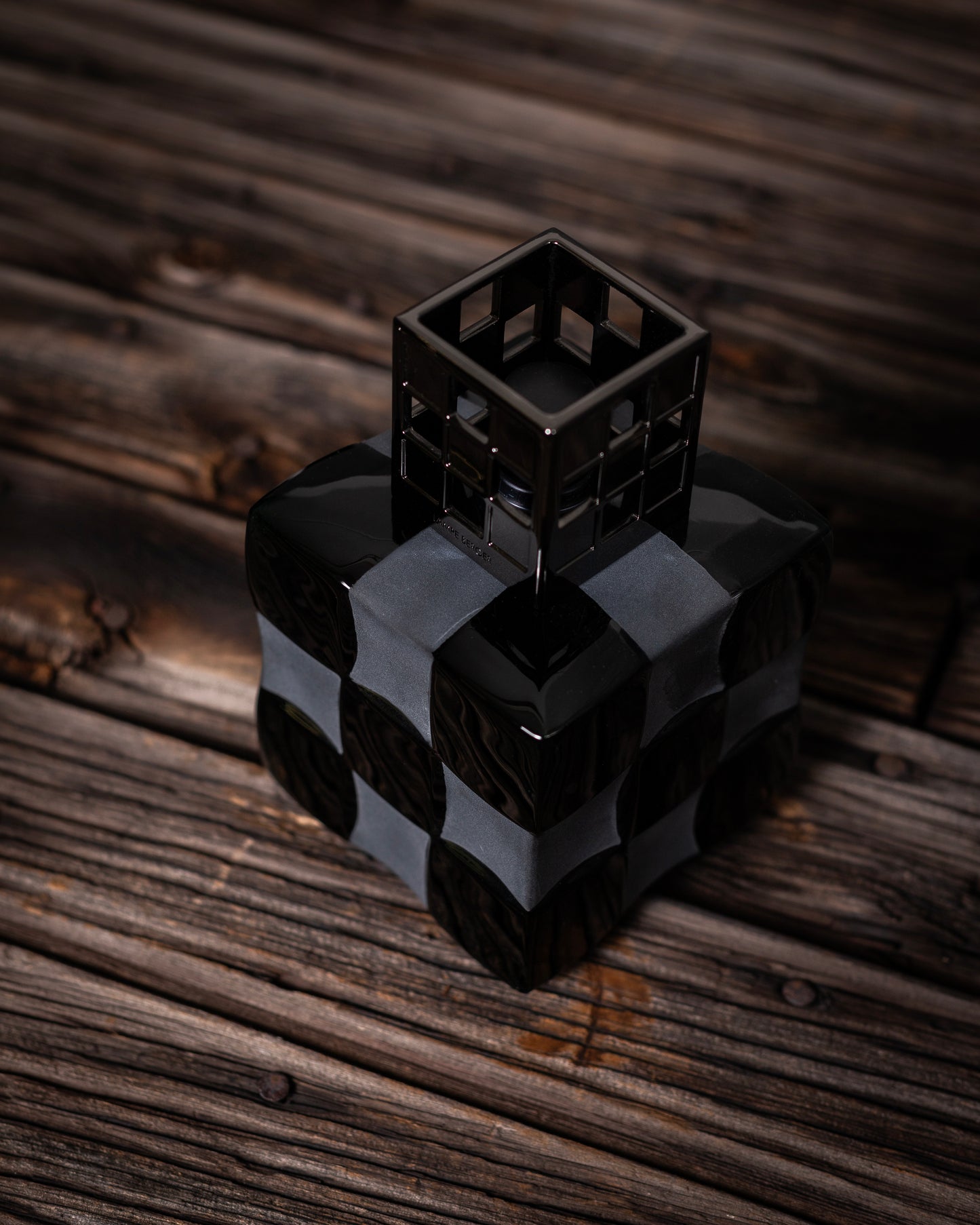 Damier black Art Edition Maison Bergers katalytiska doftlampa ink doft