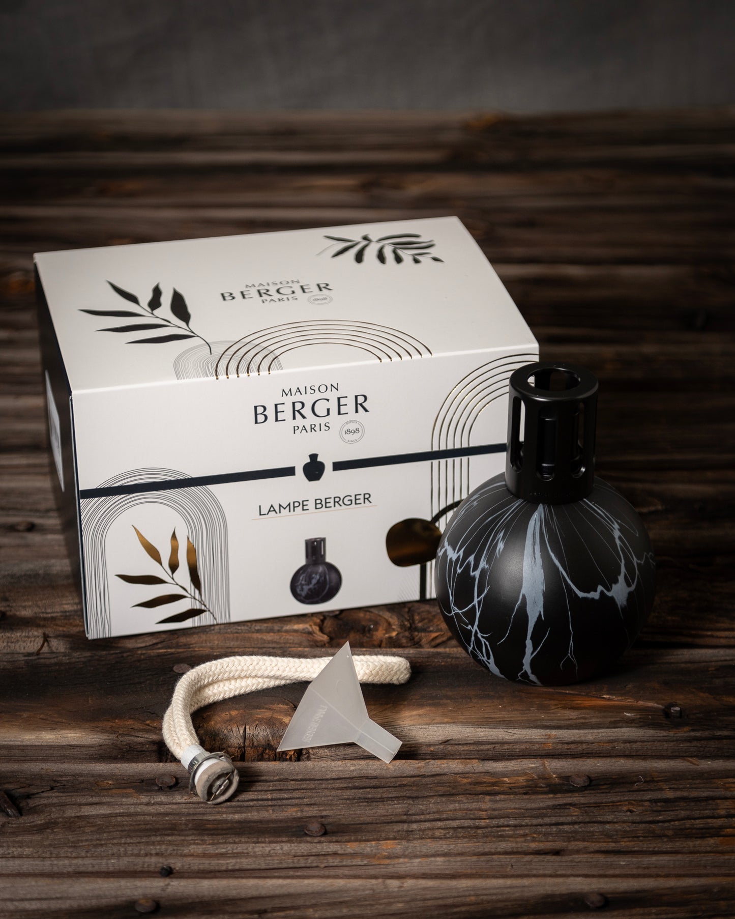 Maison Bergers katalytiska doftlampa Black Marbrure