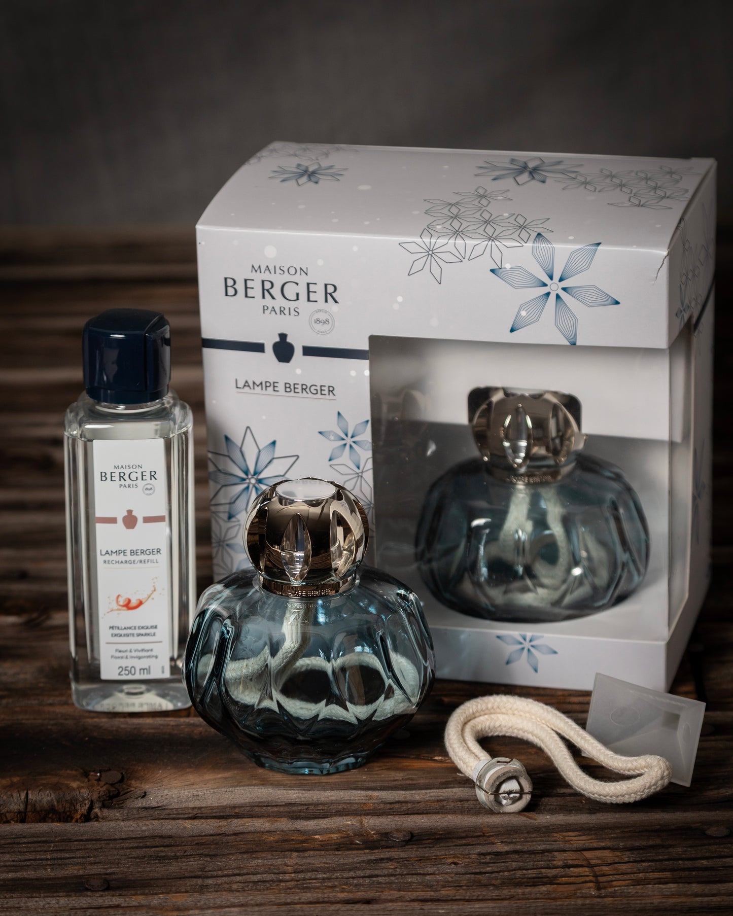 NYHET! Rosali Blue Maison Bergers katalytiska doftlampa ink Exquisite Sparkle 250ml