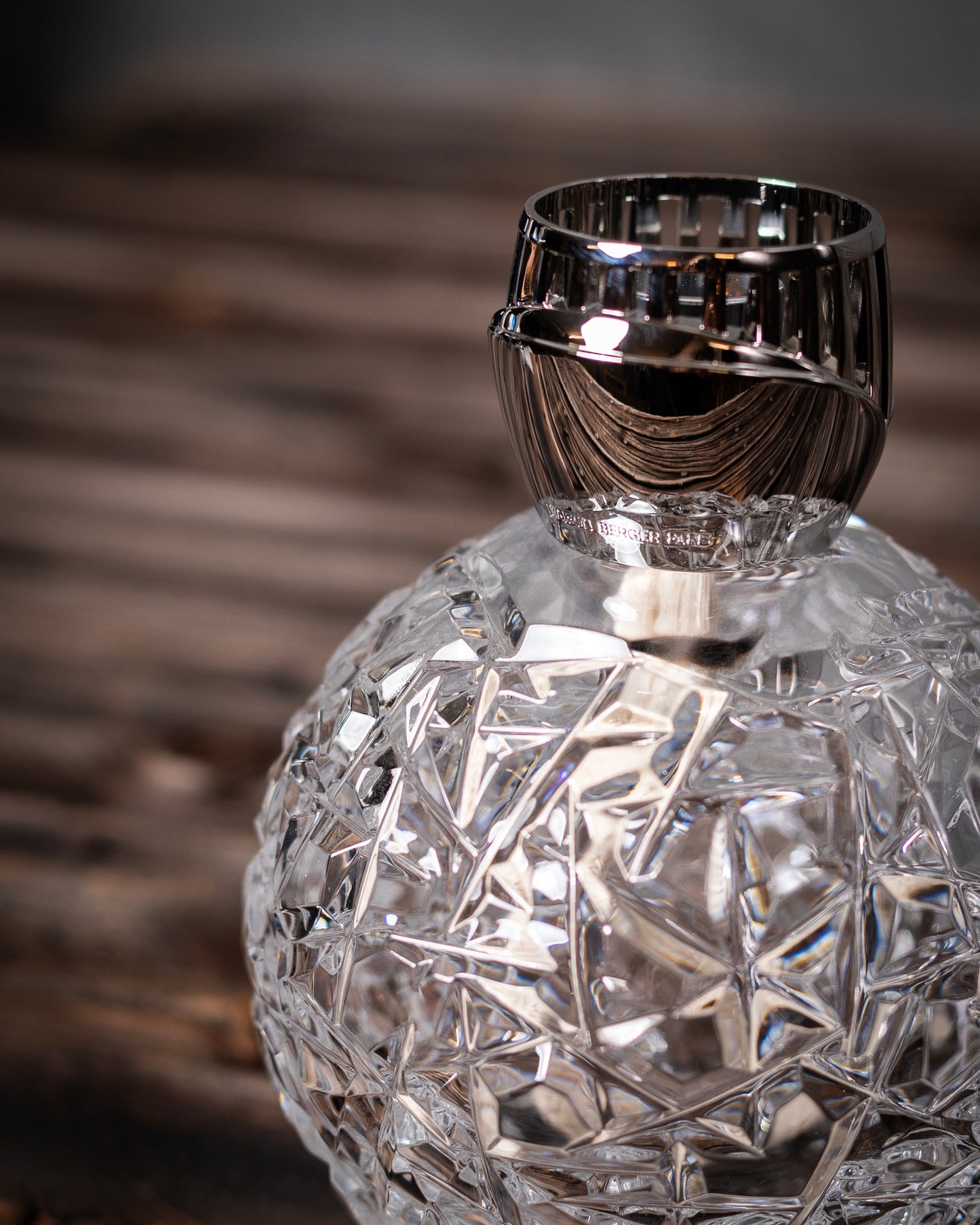 Crystal Globe Clear Maison Bergers katalytiska doftlampa "Art Edition" ink doft