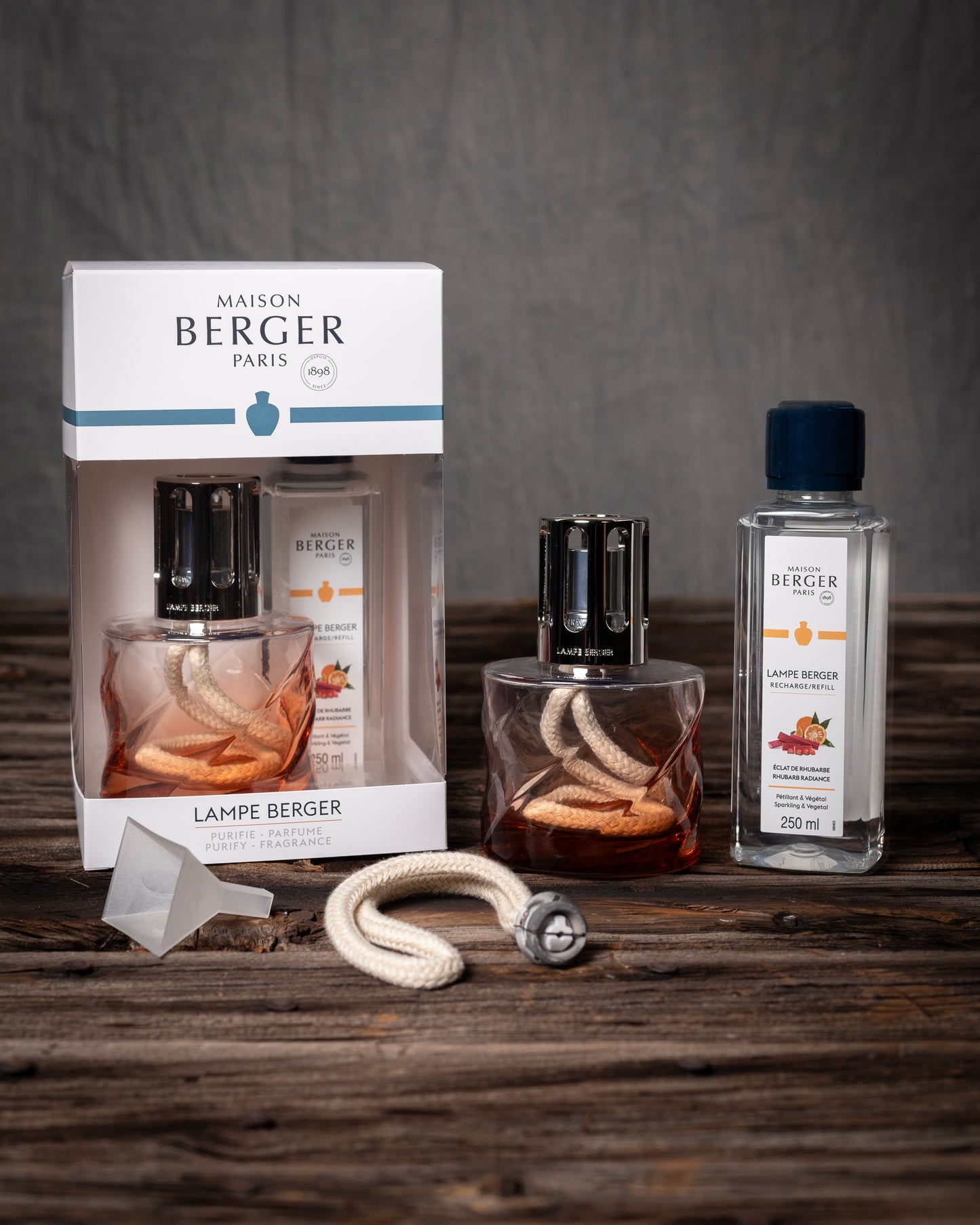 Spiral Orange Amber Maison Berger Gift Pack