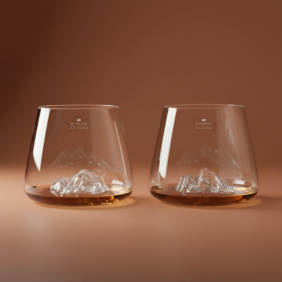 Whiskey 2-pack Everest/Mont Blanc